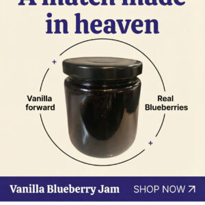 Vanilla Blueberry Jam