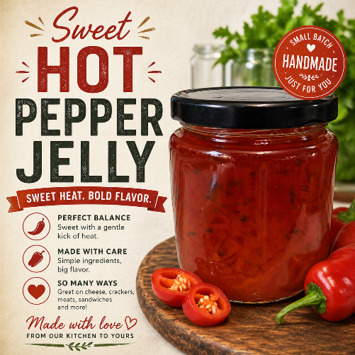 Sweet Hot Pepper Jelly
